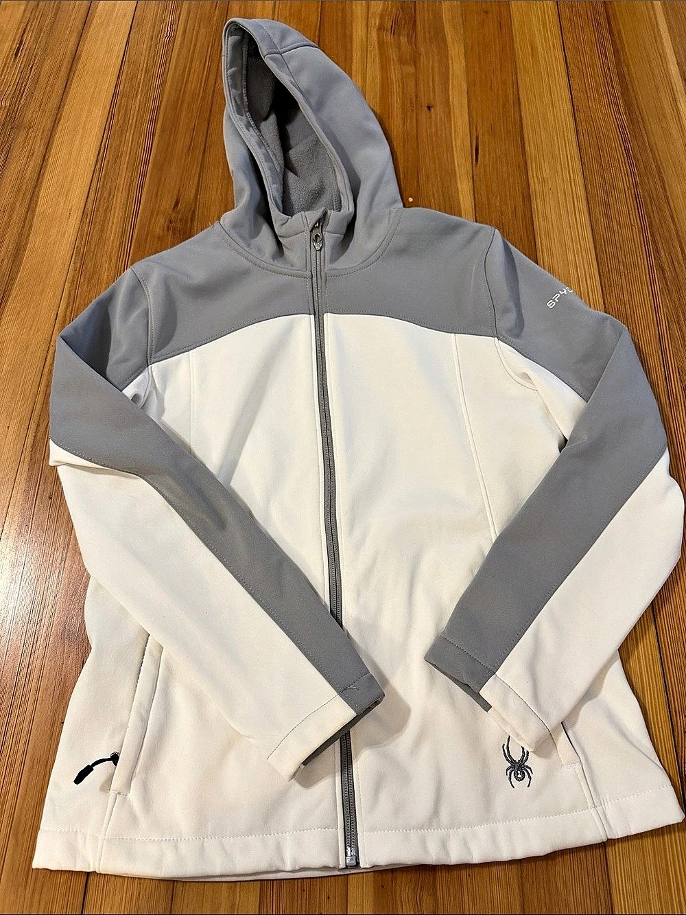 Spyder Women’s Performance Jacket White & Gray Size Medium